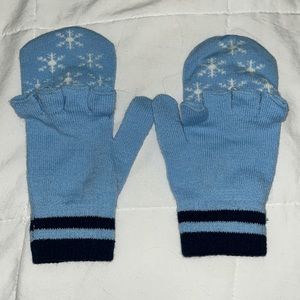 fingerless gloves with cover